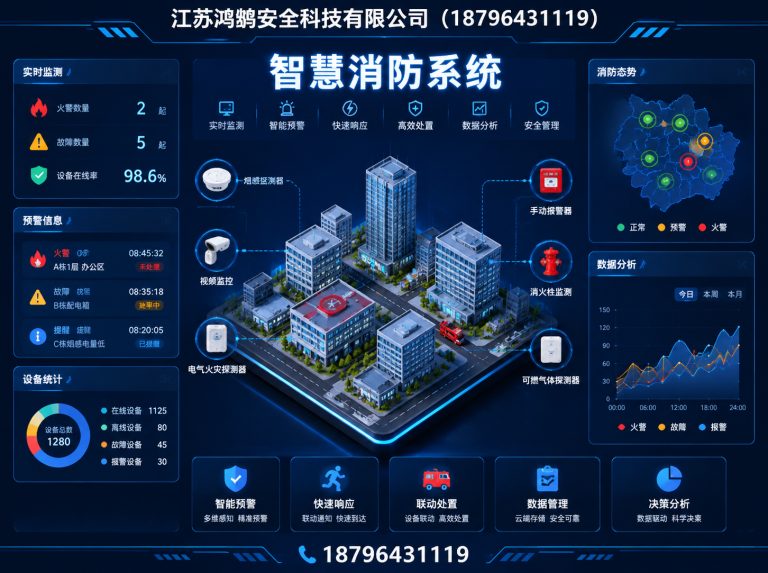 衡阳智慧消防系统展示图